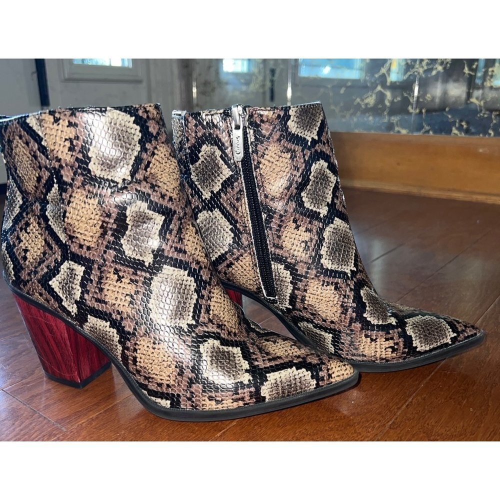 Circus By Sam Edelman Snake Booties -- 6M